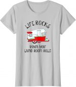 Family Camping Shirt Cute Retro Trailer Rv Camping T Shirt