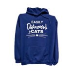 QAN7783 Easily Distracted By Cats Hoodie